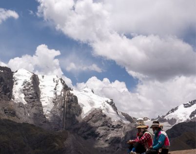 Vista del nevado Ausangate
